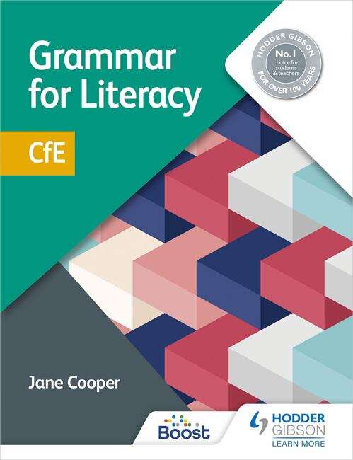 Book cover of Grammar for Literacy: CfE