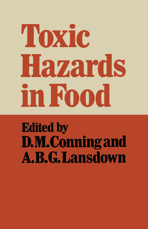 Book cover of Toxic Hazards in Food (1983) (Croom Helm Biology in Medicine Series)