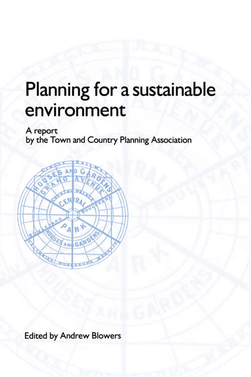 Book cover of Planning for a Sustainable Environment