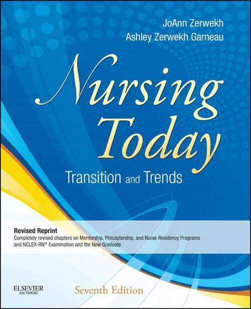 Book cover of Nursing Today - Revised Reprint - E-Book: Nursing Today - Revised Reprint - E-Book (7)