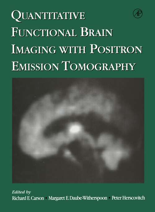 Book cover of Quantitative Functional Brain Imaging with Positron Emission Tomography