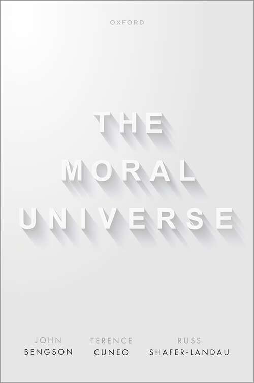 Book cover of The Moral Universe