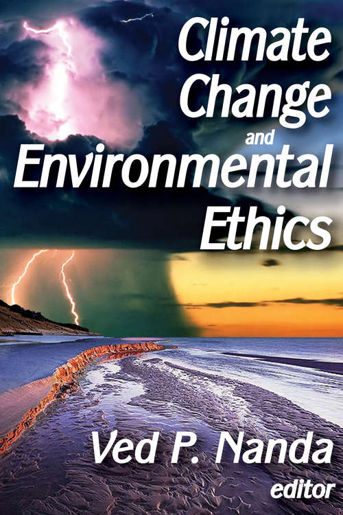 Book cover of Climate Change and Environmental Ethics