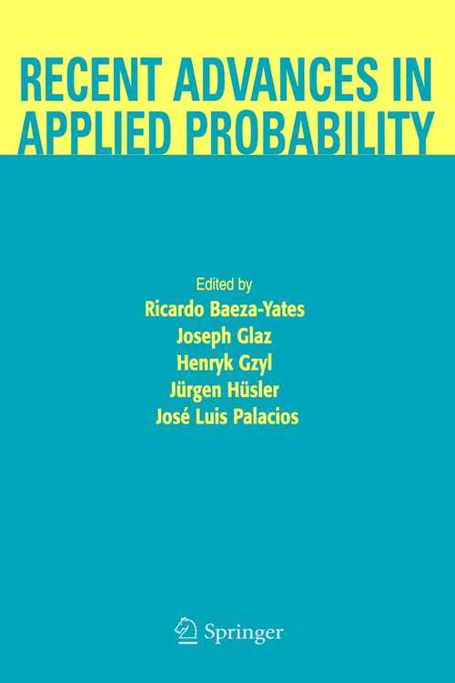 Book cover of Recent Advances in Applied Probability (2005)