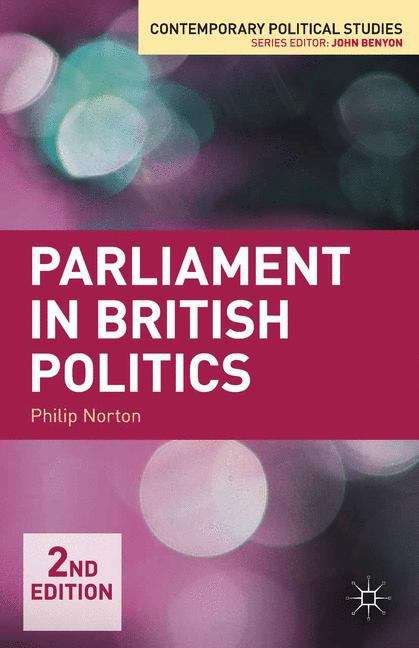 Book cover of Parliament In British Politics (PDF)