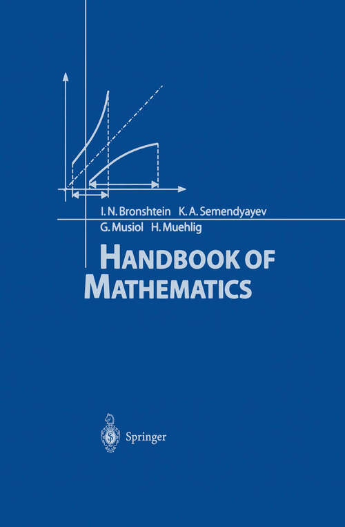 Book cover of Handbook of Mathematics (4th ed. 2004)