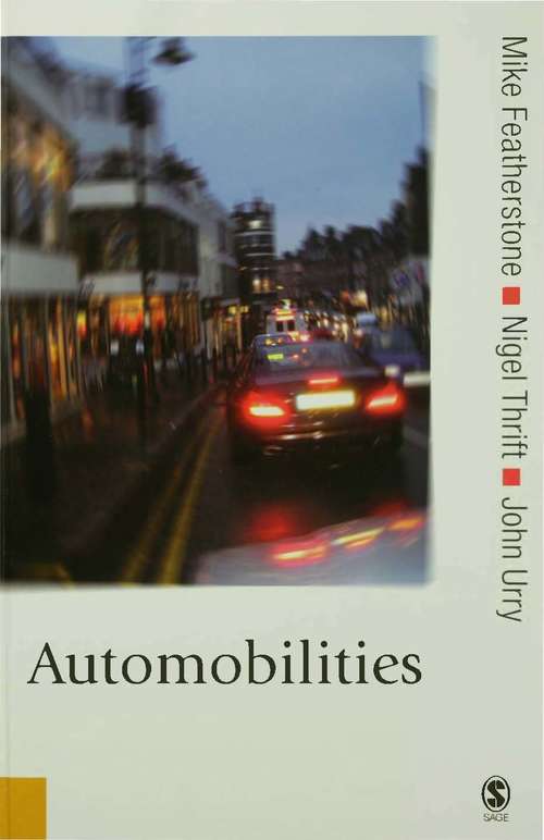 Book cover of Automobilities (PDF)