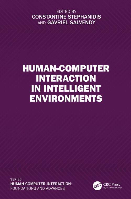 Book cover of Human-Computer Interaction in Intelligent Environments