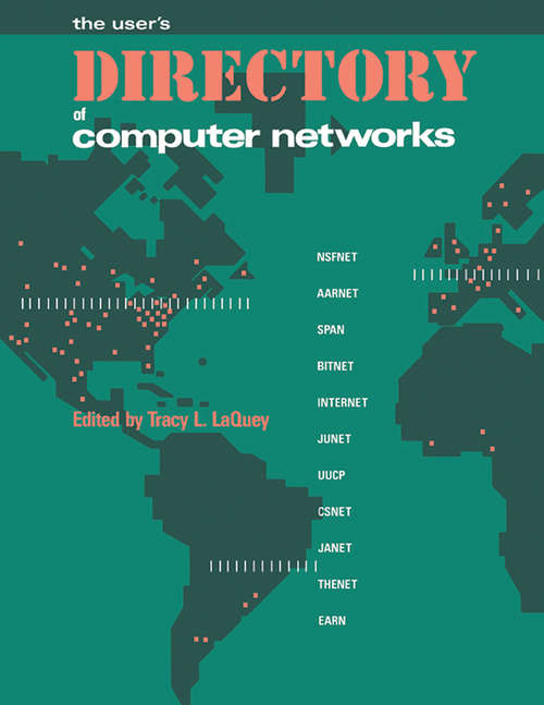 Book cover of The User's Directory of Computer Networks