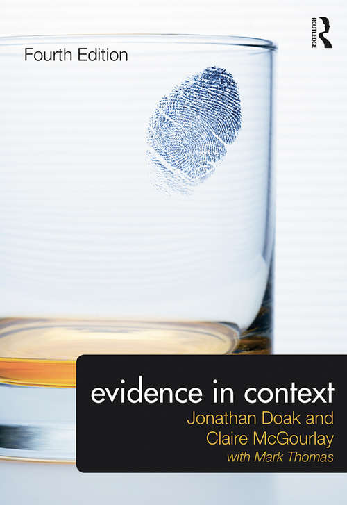 Book cover of Evidence in Context