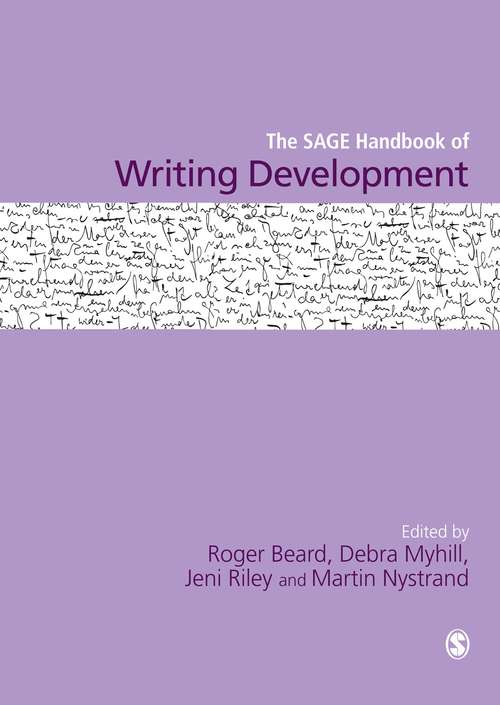 Book cover of The SAGE Handbook of Writing Development (PDF)