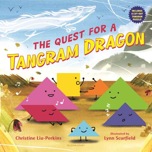 Book cover of The Quest for a Tangram Dragon