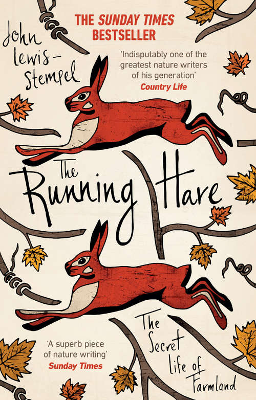 Book cover of The Running Hare: The Secret Life of Farmland