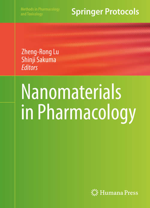 Book cover of Nanomaterials in Pharmacology (1st ed. 2016) (Methods in Pharmacology and Toxicology)