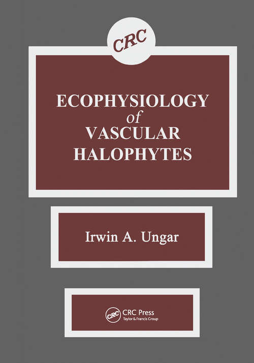 Book cover of Ecophysiology of Vascular Halophytes
