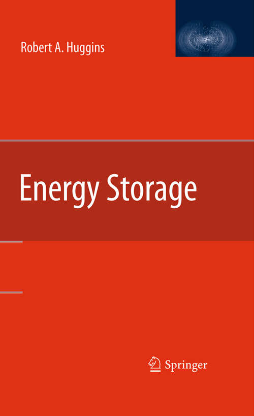 Book cover of Energy Storage: Fundamentals, Materials And Applications (2010)