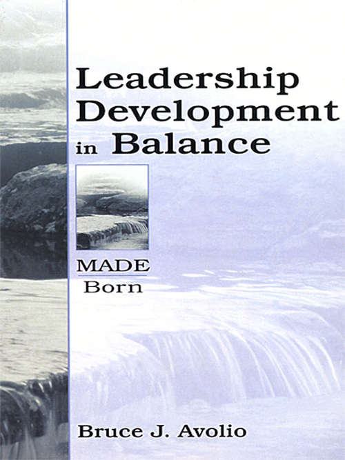 Book cover of Leadership Development in Balance: MADE/Born