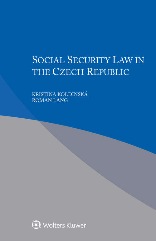 Book cover of Social Security Law in Czech Republic