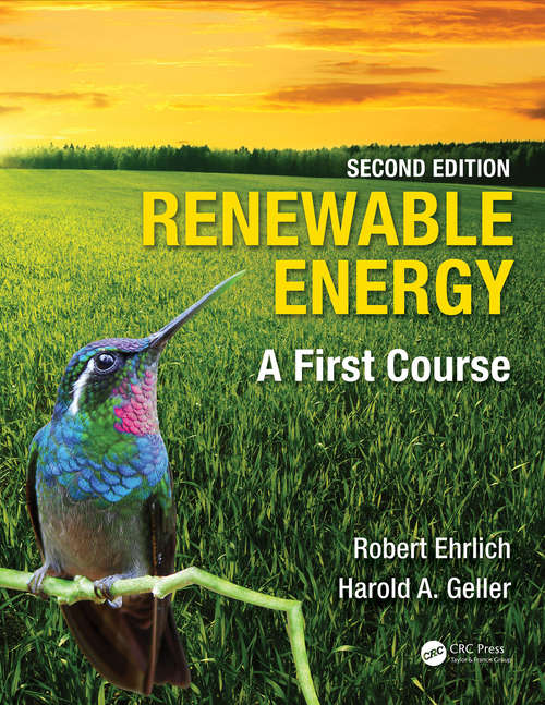 Book cover of Renewable Energy: A First Course