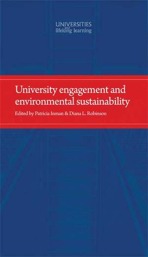 Book cover of University engagement and environmental sustainability (Universities and Lifelong Learning)