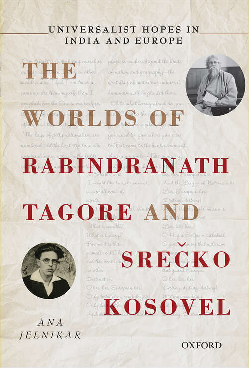 Book cover of Universalist Hopes in India and Europe: The Worlds of Rabindranath Tagore and Srečko Kosovel