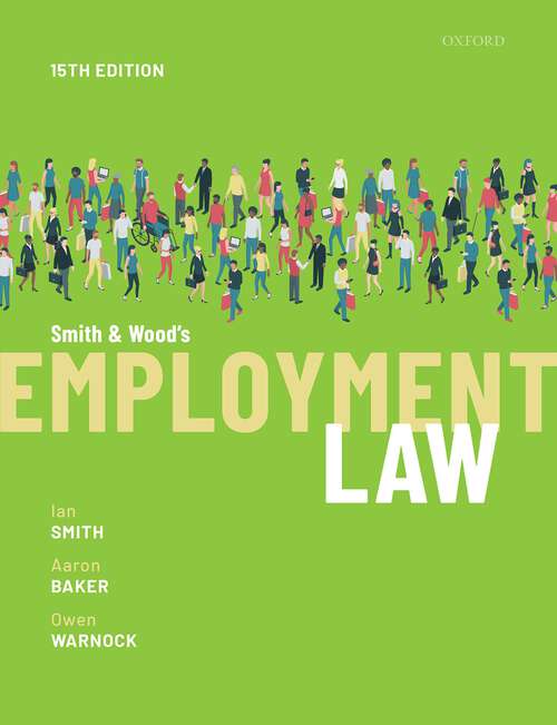 Book cover of Smith & Wood's Employment Law