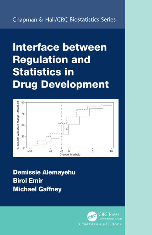 Book cover of Interface between Regulation and Statistics in Drug Development (Chapman & Hall/CRC Biostatistics Series)