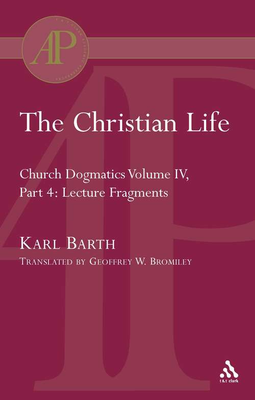 Book cover of The Christian Life