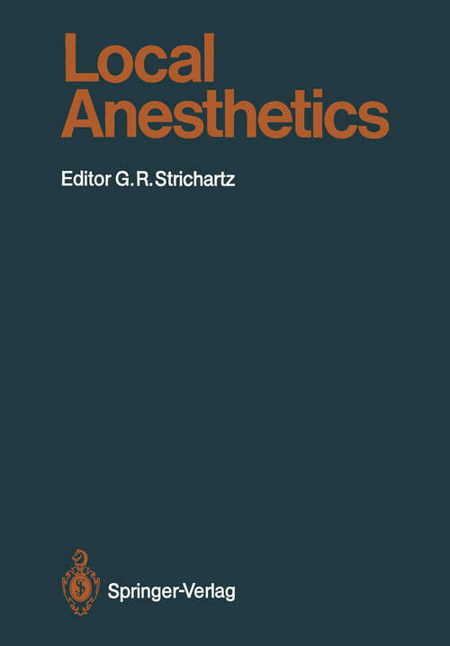 Book cover of Local Anesthetics (1987) (Handbook of Experimental Pharmacology #81)