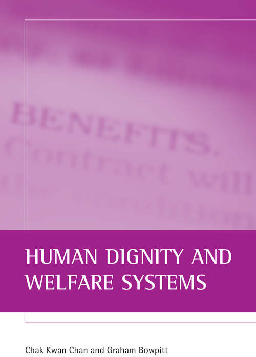 Book cover of Human dignity and welfare systems