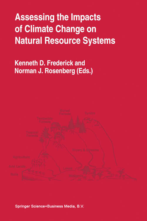 Book cover of Assessing the Impacts of Climate Change on Natural Resource Systems (1994)