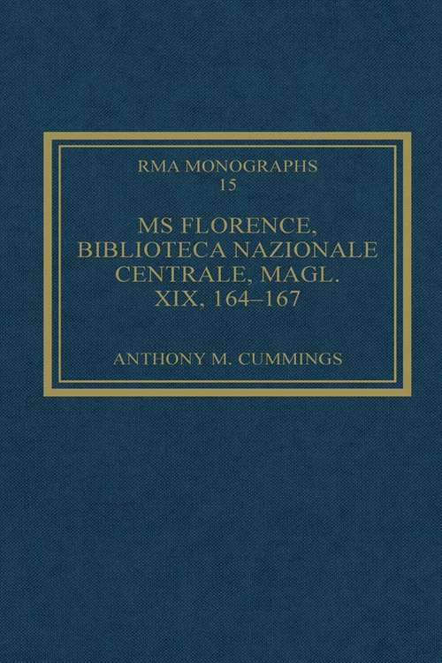 Book cover of MS Florence, Biblioteca Nazionale Centrale, Magl. XIX, 164-167
