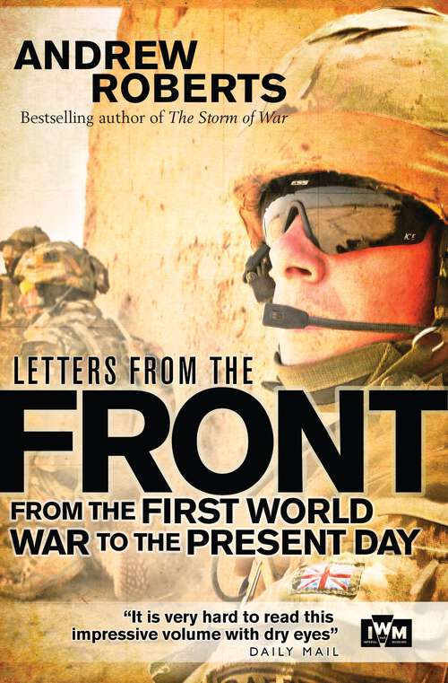 Book cover of Letters from the Front: From the First World War to the Present Day