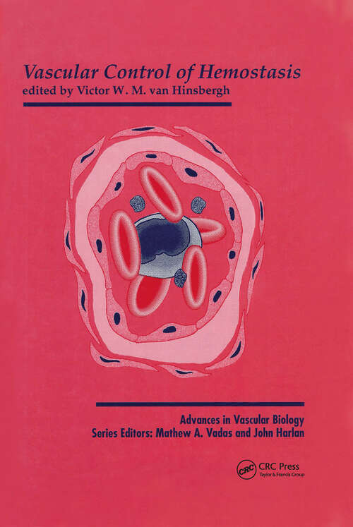 Book cover of Vascular Control of Hemostasis