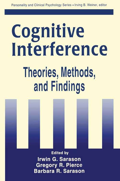 Book cover of Cognitive Interference: Theories, Methods, and Findings