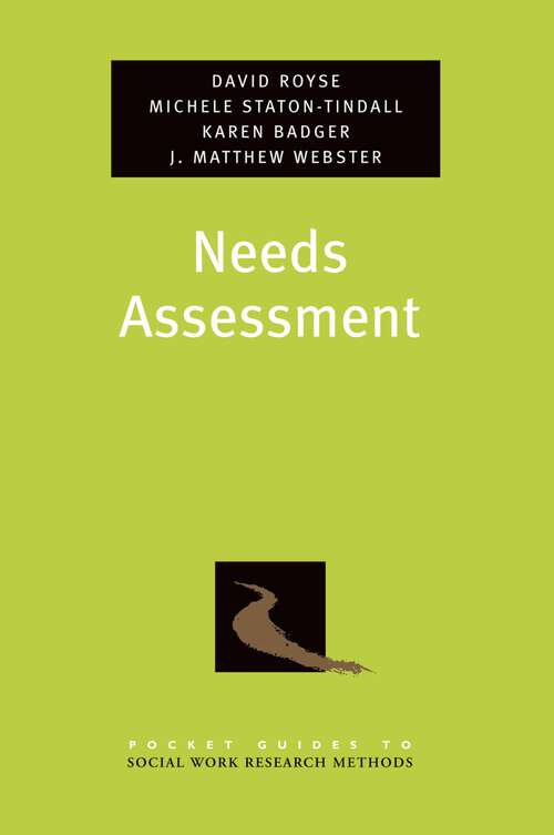 Book cover of Needs Assessment (Pocket Guide to Social Work Research Methods)