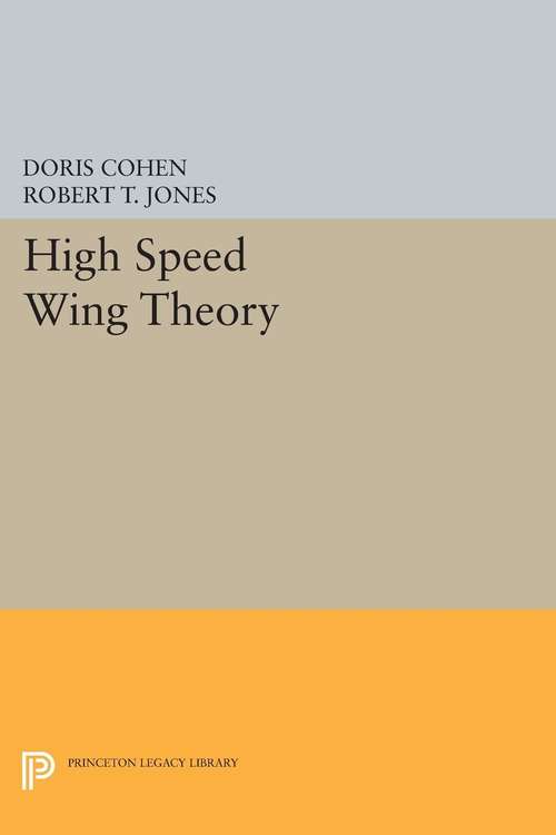 Book cover of High Speed Wing Theory