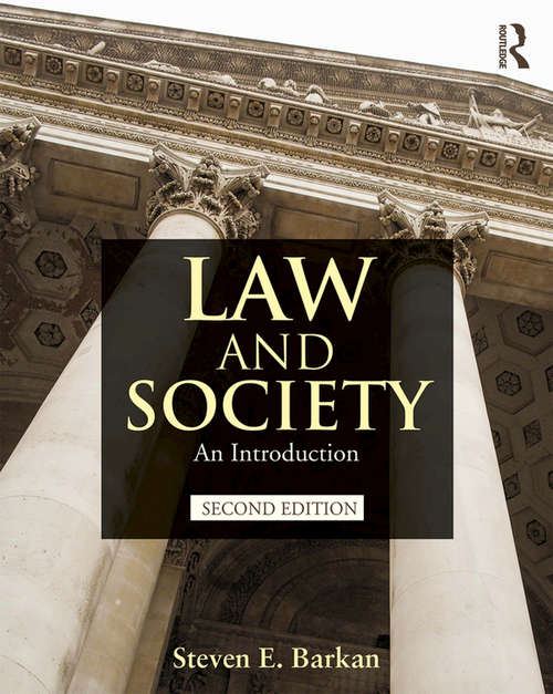 Book cover of Law and Society: An Introduction (2)