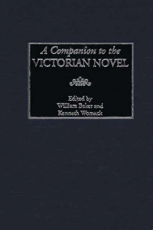 Book cover of A Companion to the Victorian Novel