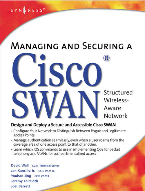 Book cover of Managing and Securing a Cisco Structured Wireless-Aware Network