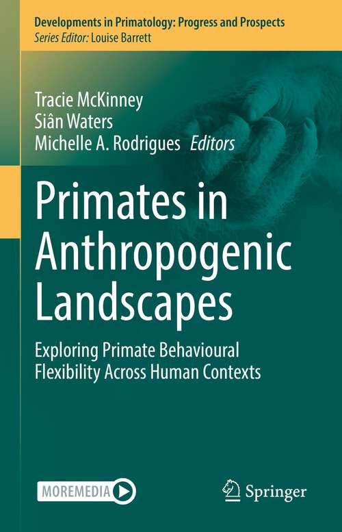 Book cover of Primates in Anthropogenic Landscapes: Exploring Primate Behavioural Flexibility Across Human Contexts (1st ed. 2023) (Developments in Primatology: Progress and Prospects)
