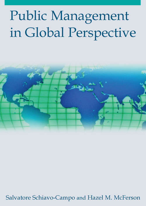 Book cover of Public Management in Global Perspective