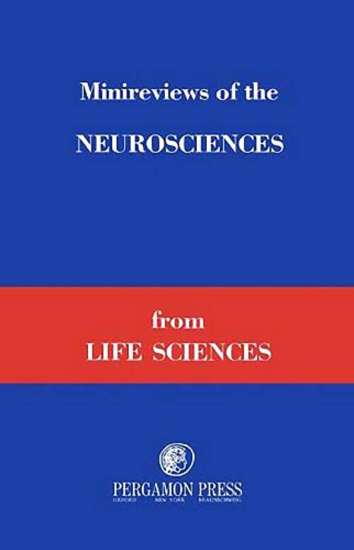 Book cover of Minireviews of the Neurosciences: Volume 13, 14, 15