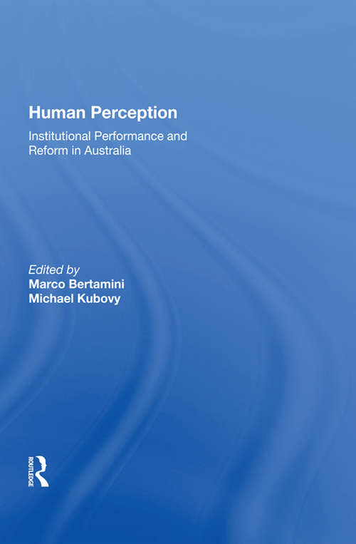 Book cover of Human Perception