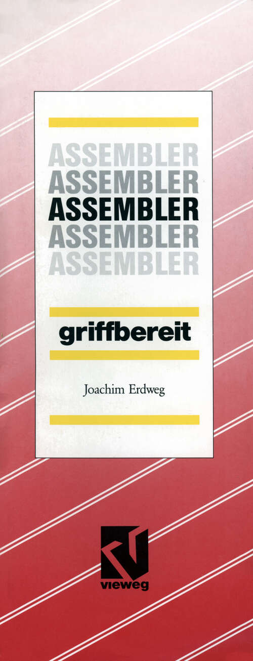 Book cover of Assembler griffbereit (1992)