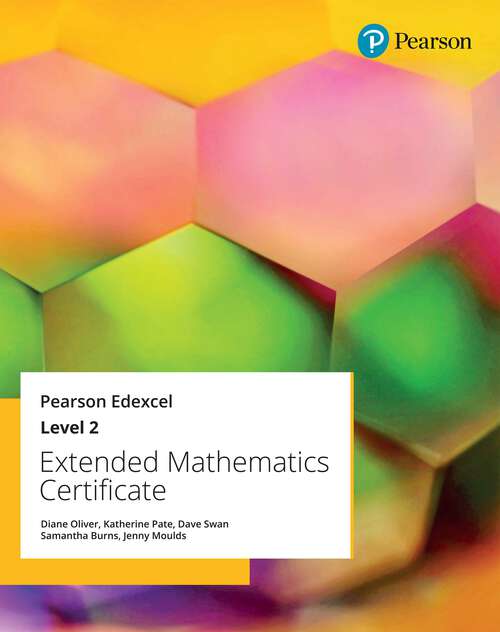 Book cover of Pearson Edexcel Extended Mathematics Certificate: Level 2