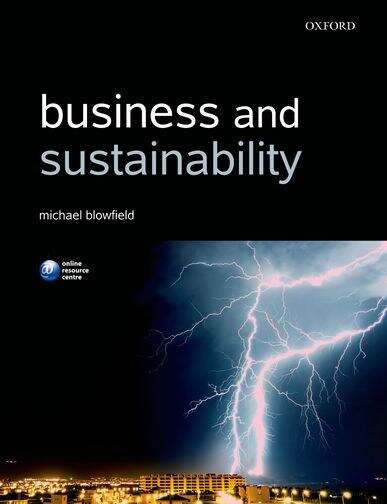 Book cover of Business And Sustainability: (pdf)