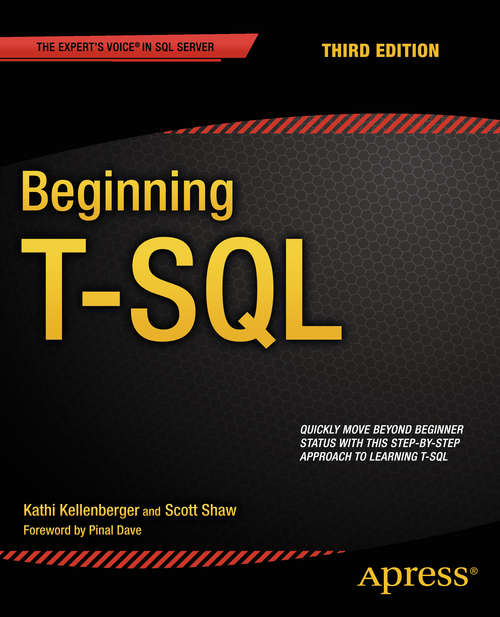 Book cover of Beginning T-SQL (3rd ed.)