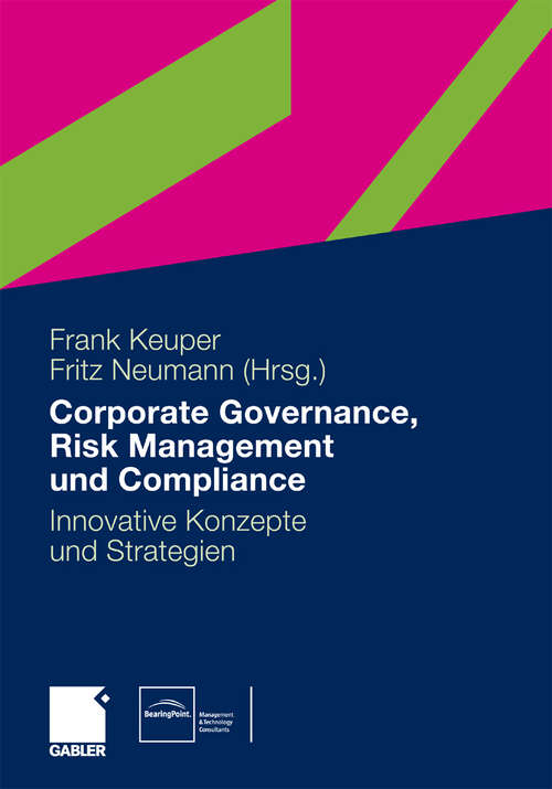 Book cover of Governance, Risk Management und Compliance: Innovative Konzepte und Strategien (2010)