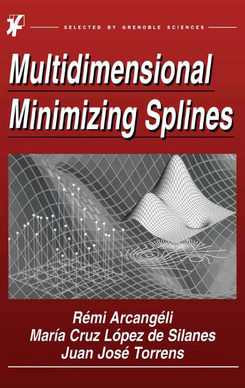 Book cover of Multidimensional Minimizing Splines: Theory and Applications (2004)